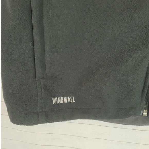 THE NORTH FACE WINDWALL FLEECE FULL ZIP VEST IN BLACK, SZ MEDIUM - Picture 2 of 11
